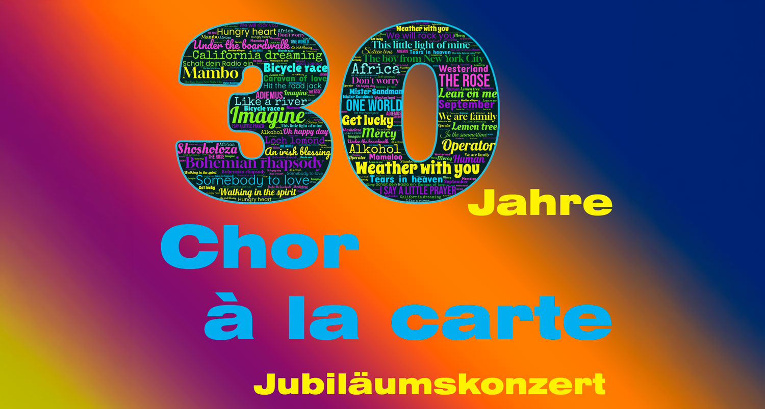 Chor à la carte – Jubiläumskonzert 2026